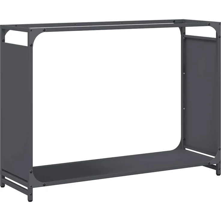 vidaXL Brennholzregal Anthrazit 90x28x65 cm Kaltgewalzter Stahl 864205 – Bild 1