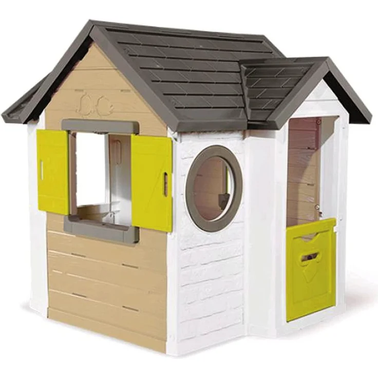 Smoby Mein neues Haus Standspielhaus 1 Tür(en) Braun Grün Weiß – Bild 3
