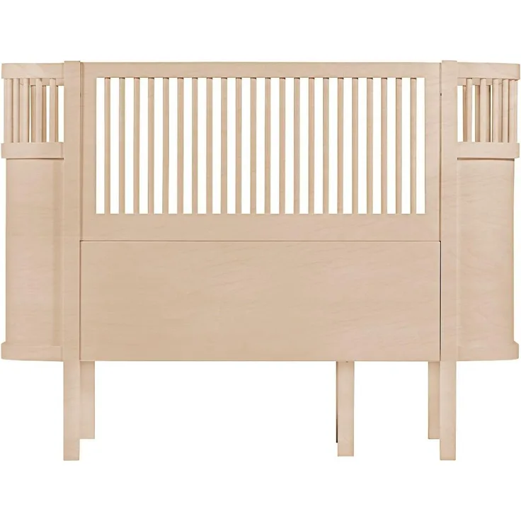 Sebra Baby & Juniorbett Wooden Edition, inkl. Lattenrost, Buchenholz, FSC-zertifiziert, Braun