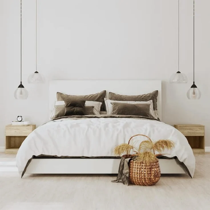 vidaXL Nachttisch 2 Stk. mit Schublade Eichenfarben 242546 – Bild 1