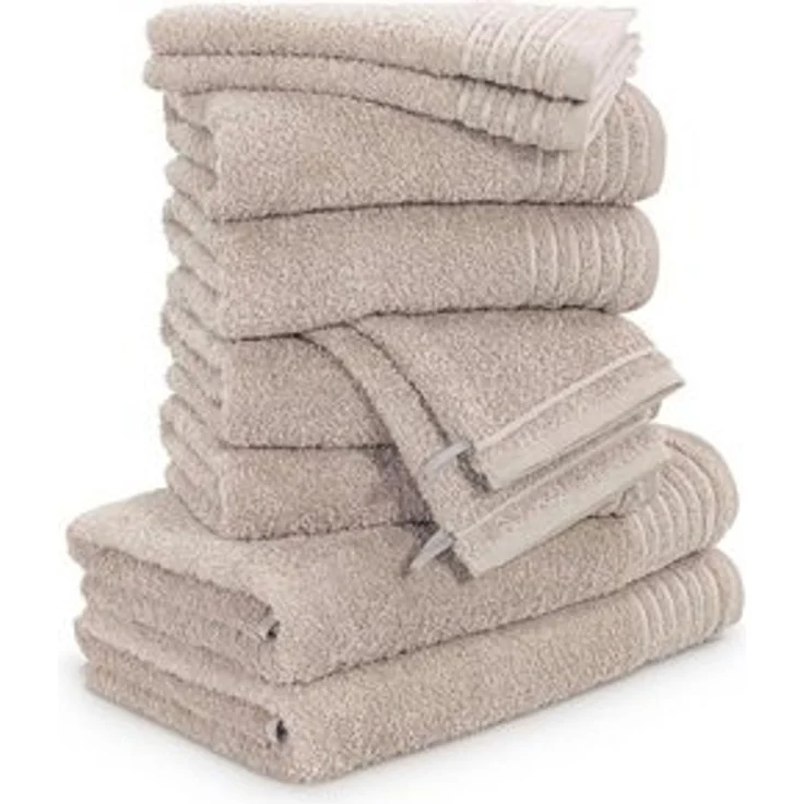 Möve Handtuch Set New Classic, Walkfrottier (10-St), Waschhandschuhen, Gäste-, Hand- und Duschtüchern, 100% Baumwolle – Bild 5