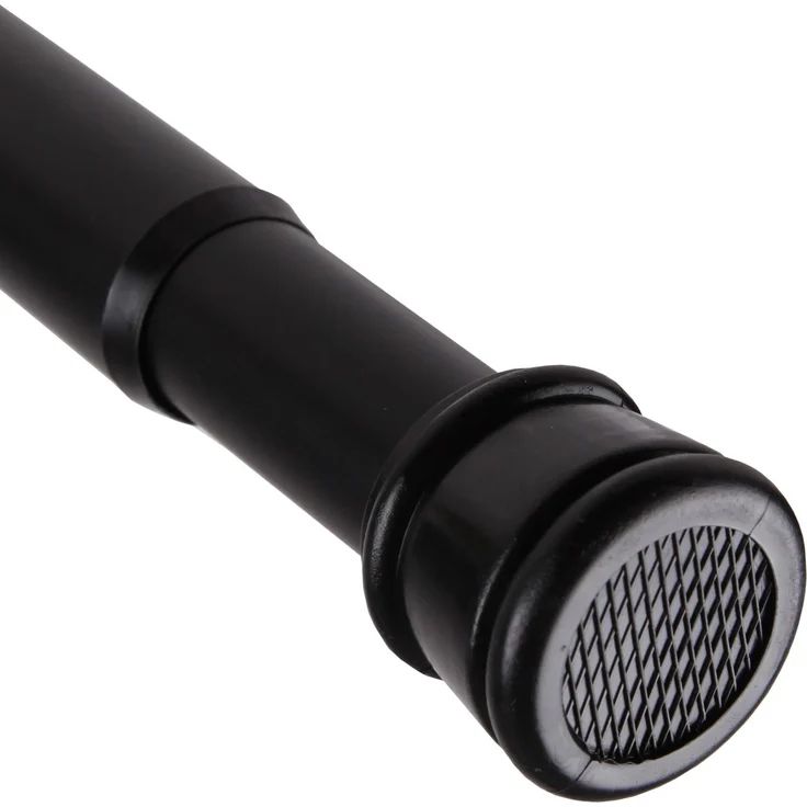 Verstellbare Vorhangstange - Spannstange zum Klemmen Schwarz Ø22/25 mm 80-125 cm – Bild 1