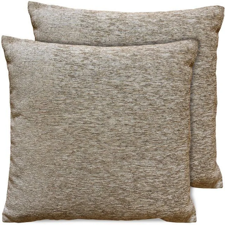 matches21 HOME & HOBBY Kissenbezüge 2er Set Kissenhüllen 45x45 cm beige meliert als weiche Dekokissen, (2 Stück), Zierkissen-Bezüge für Sofa-Kissen, Couch-Kissen – Bild 4