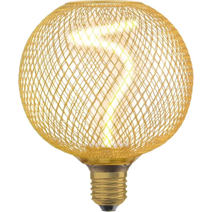 Osram LED Dekoleuchtmittel E27 Globe 125 18 Gold 3,5W dimmbar warmweiß – Bild 2