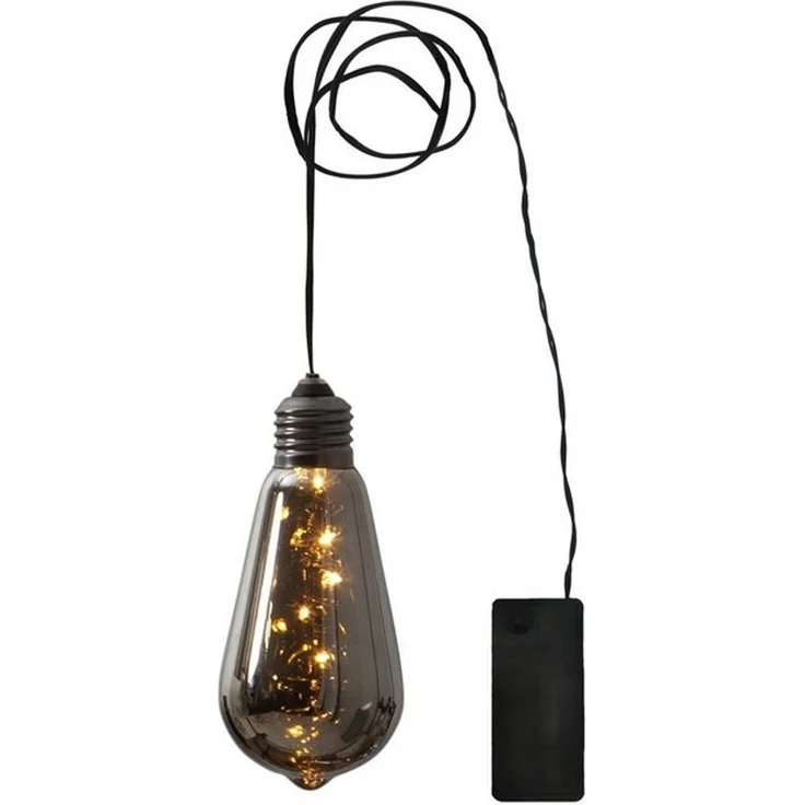 LED-Deko-Licht "Glow", 5 warmwhite LED, Rauch-Glas – Bild 4