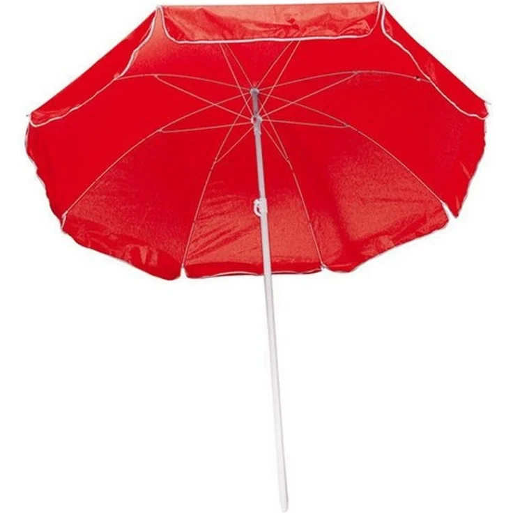 Macma Sonnenschirm Strandschirm / Sonnenschirm / stufenlos verstellbar / Farbe: rot – Bild 2