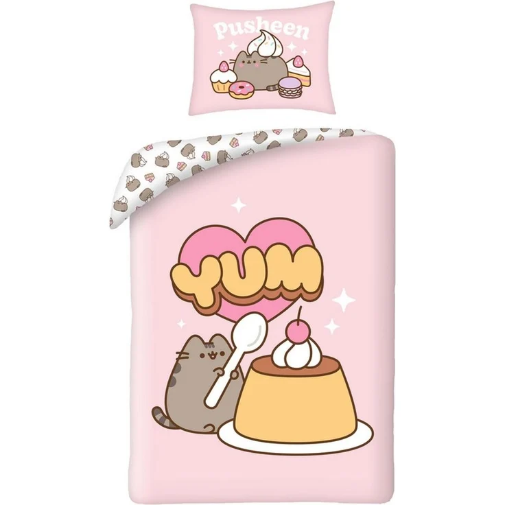 Pusheen The Cat Bettwäsche Kinderbettwäsche PUS2552 140x200 cm + 70x90 cm – Bild 2