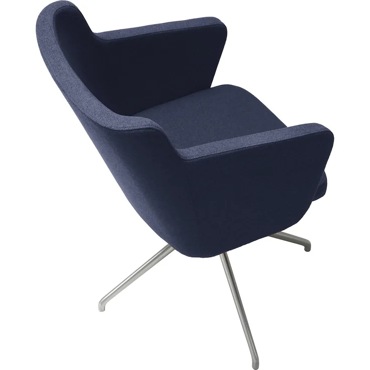 TOPSTAR | Besuchersessel SFH | 3D-Sitzgelenk und Aluminium-Fußkreuz | dunkelblau – Bild 6