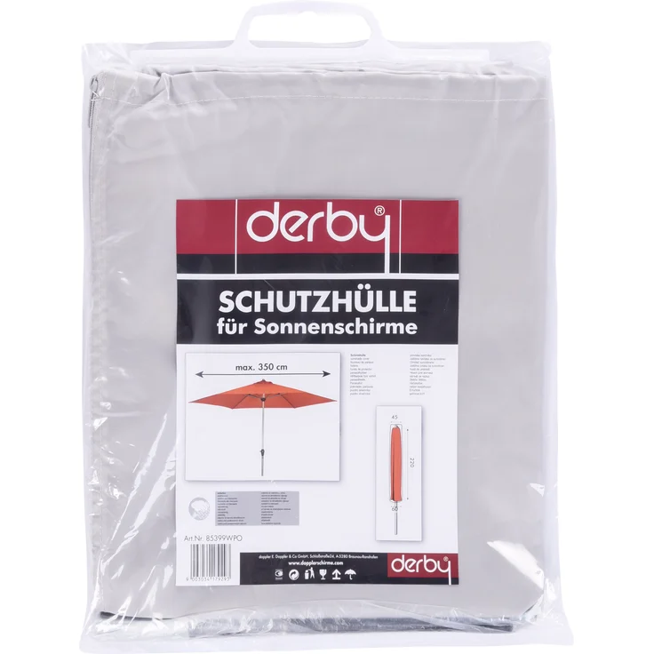 Doppler Schirmhülle für Sonnenschirme, für Mittelmastschirme bis Ø 350 cm – Bild 3