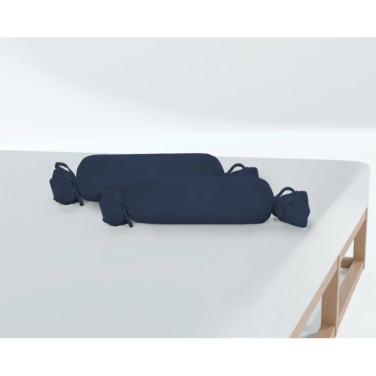 biberna Feinjersey-Kopfkissenbezug, marine, 15x40 cm – Bild 4