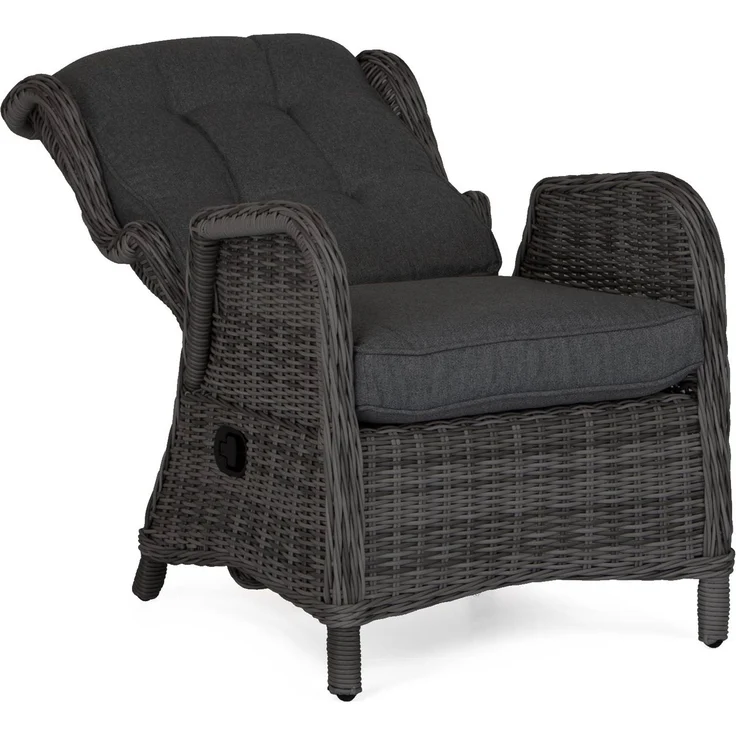 osoltus Sandy Stone Set Outdoor Ohrensessel m. Hocker Anthrazit – Bild 4