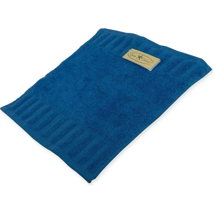Seiftuch Uni Baumwolle 30 x 30 cm royal blau