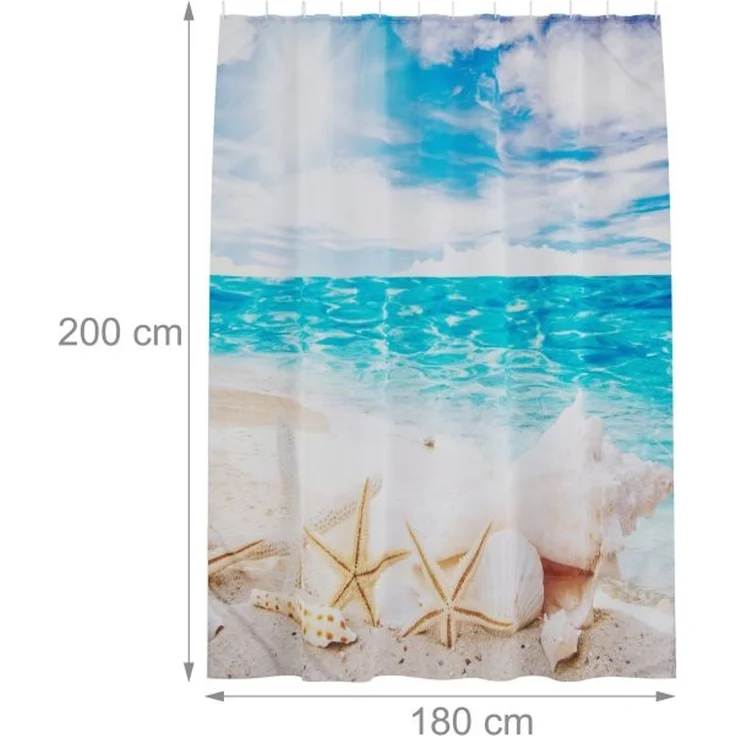Duschvorhang 180x200 cm mit Motiv 10050433_1582 – Bild 4