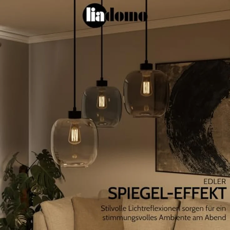 Liadomo Pendelleuchte Magellan, ohne Leuchtmittel, Hängelampe im Skandi-Look – Bild 4