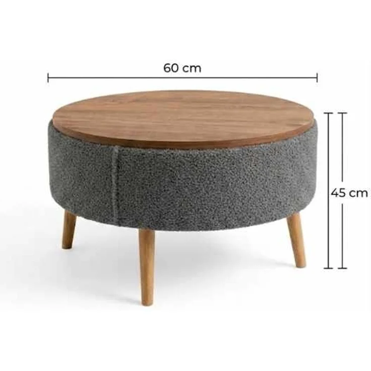 Skye Decor 'Iris - Anthracite' Couchtisch, Anthrazit, 60 x 45 x 60 cm – Bild 3