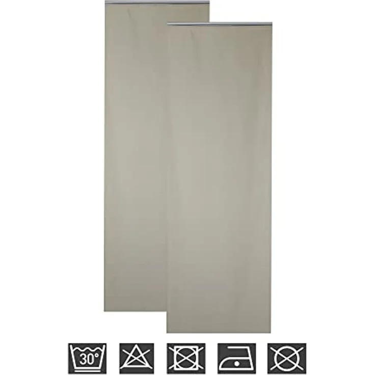 Haus und Deko Schiebegardine Flächenvorhang blickdicht einfarbig Schiebegardine Gardine Raumteiler (1 St), Paneelwagen, blickdicht, Polyester – Bild 6