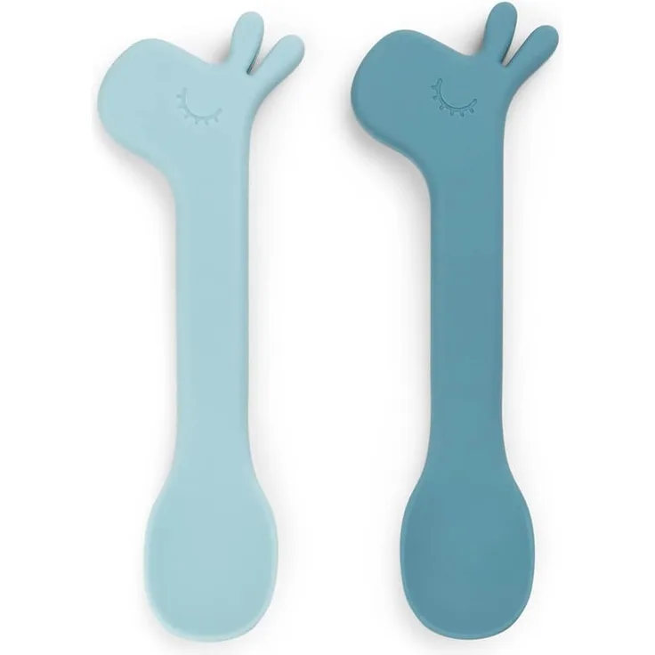 Done By Deer Lalee Löffel Set Blue 2 Stück Blau
