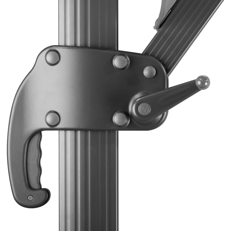 Ampelschirm Rhodos Grande 400/8 rund, Ø ca. 400 cm natur – Bild 2
