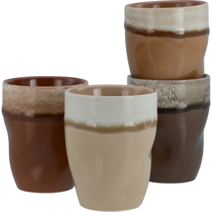 Squeezy Mocha Mousse, Kaffeebecher 4-tlg (mo) – Bild 1