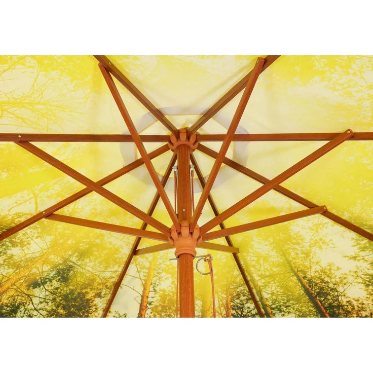 Sonnenschirm Malaga 300/8 Forest rund, Ø ca. 300 cm – Bild 7