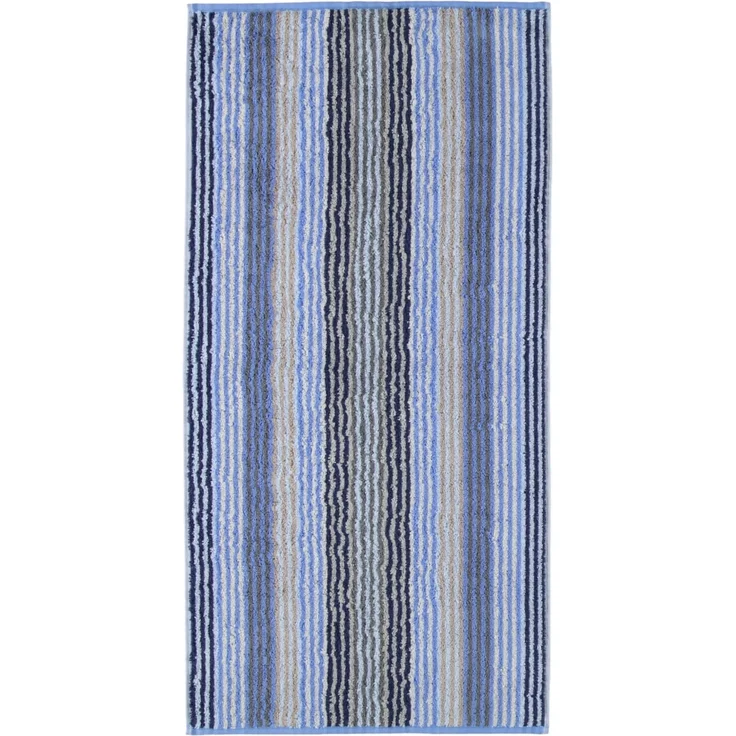 Cawö Handtücher Unique Stripes 944 11 Saphir 50 x 100 cm – Bild 1