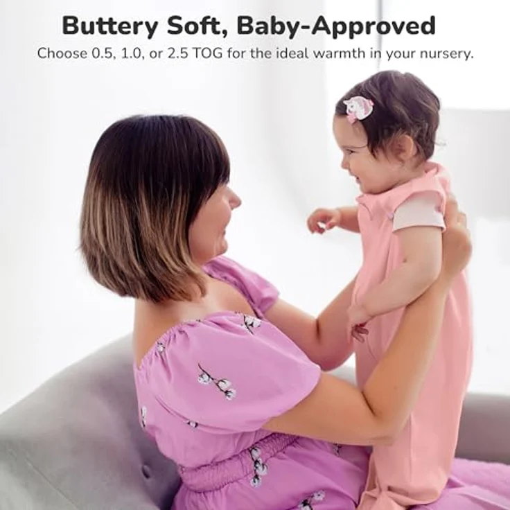 Mama Cheetah Baby Schlafsack, 0.5 TOG 100% Bio-Baumwolle, Ideal für den Sommer, Sommerschlafsack für Jungen und Mädchen, XL (18-24 Monat) – Bild 9