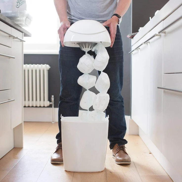 Tommee Tippee Nachfüllkassetten Sangenic tec (6er-Pack) - mehrschichtige Folie für Windelaufbewahrung - passend für viele Sangenic Modelle – Bild 5