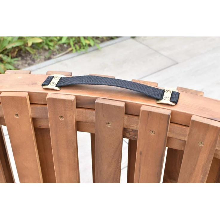 Gartenliege Honopu inkl. Auflage, Akazie – Bild 5