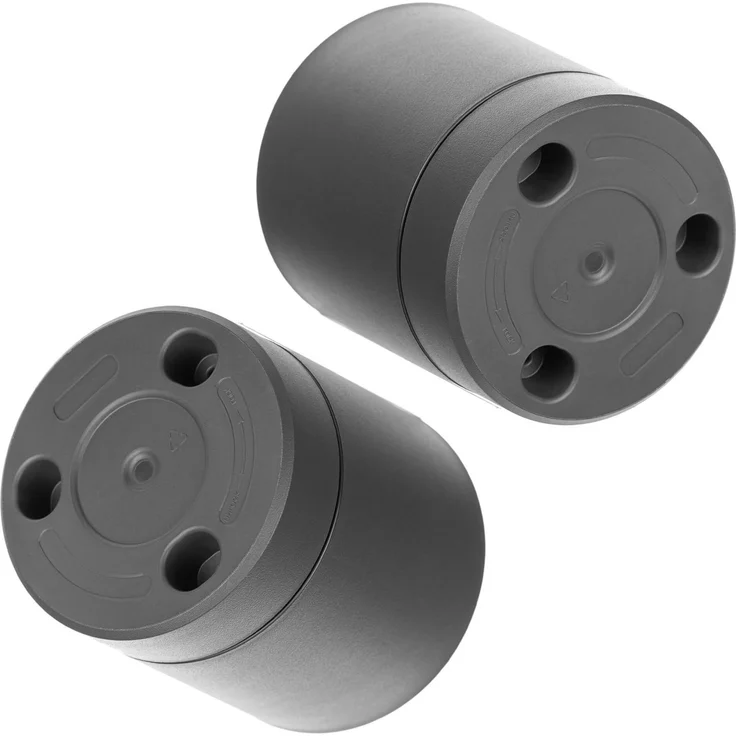 KADAX Blumentopf mit Ständer AURA 145 recycelt, anthrazit, 2er-Pack – Bild 8