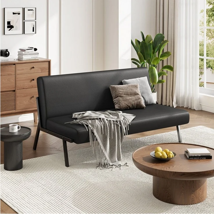 Dripex Sofa Sofa 2 Sitzer Stoffsofa Modern mit Metallrahmen 112 x 75 x 68 cm – Bild 4