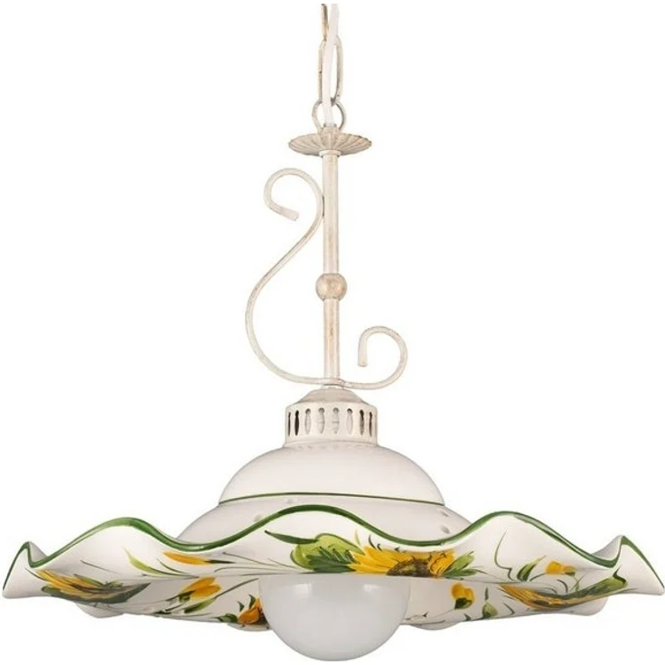 Helios Leuchten Pendelleuchte Küchenlampe Keramik, Keramiklampe, Deckenlampe, Hängelampe, für Esstisch Küche, handgefertigt handbemalt – Bild 4