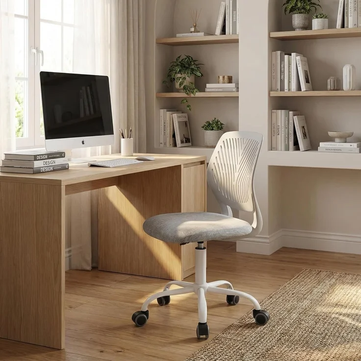 FurnitureR Schreiben Task Stuhl Ergonomische Kinder Teens Jungen Mädchen Studie Stuhl Mit Einstellbarer Höhe Drehbarer Computer Laptop Schreibtisch Stuhl Für Zuhause, Büro, Arbeitszimmer