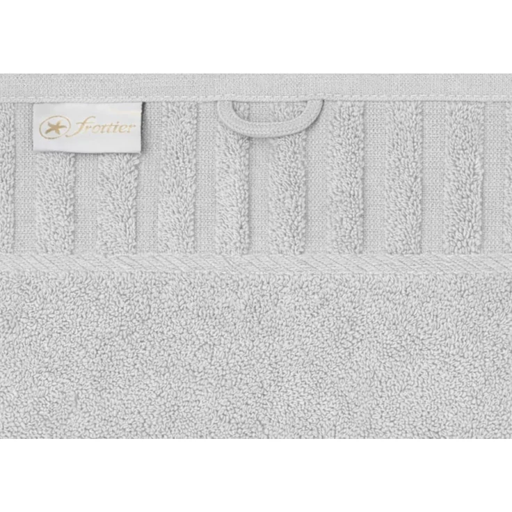 Duschtuch uni silber 70 x 140 cm – Bild 2