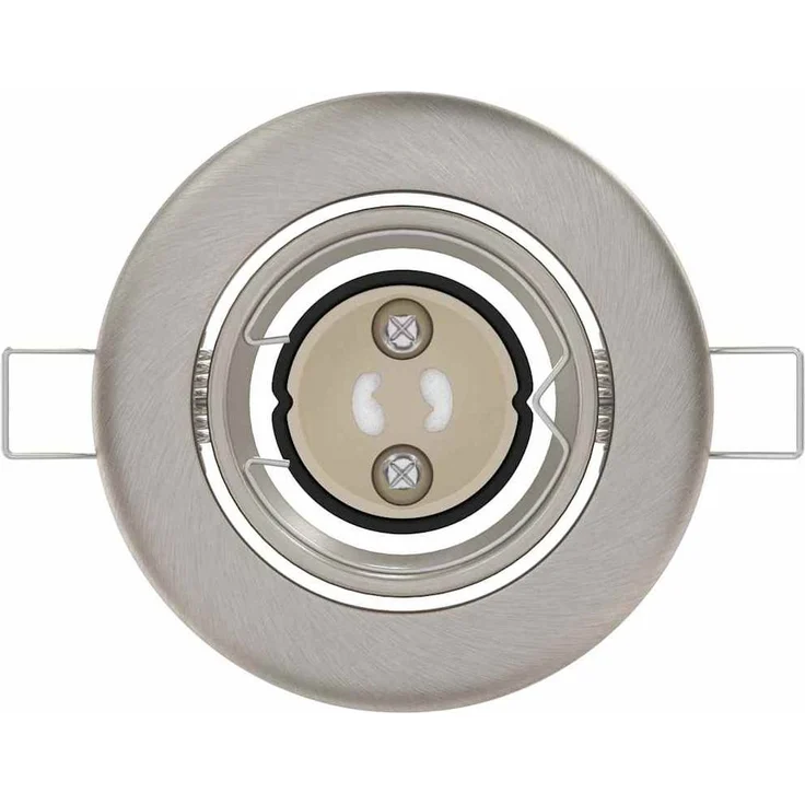 vidaXL Spotlight 12 pcs Silber 9 x 9 x 2,5 cm Metall 4108171 – Bild 5