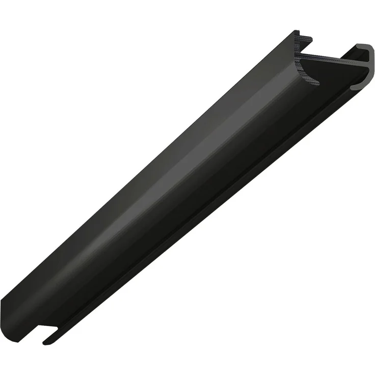 Garduna Gardinenschiene halbrunde Schleuderschiene, 1-läufig, Aluminium – Bild 2