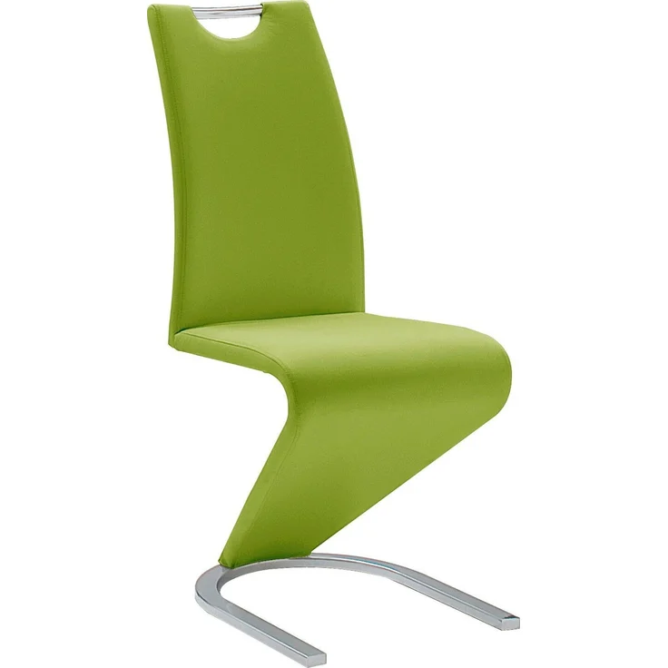 Freischwinger >Pupik II< in lime/grün - 45x102x62cm (BxHxT) – Bild 1