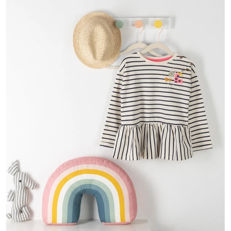 Laleni Kinderkleiderbügel - 50 sensibles protested Kleiderbügel mit Samt Rutschfest - 360° drehbare - Rosegold & Elfenbein – Bild 2