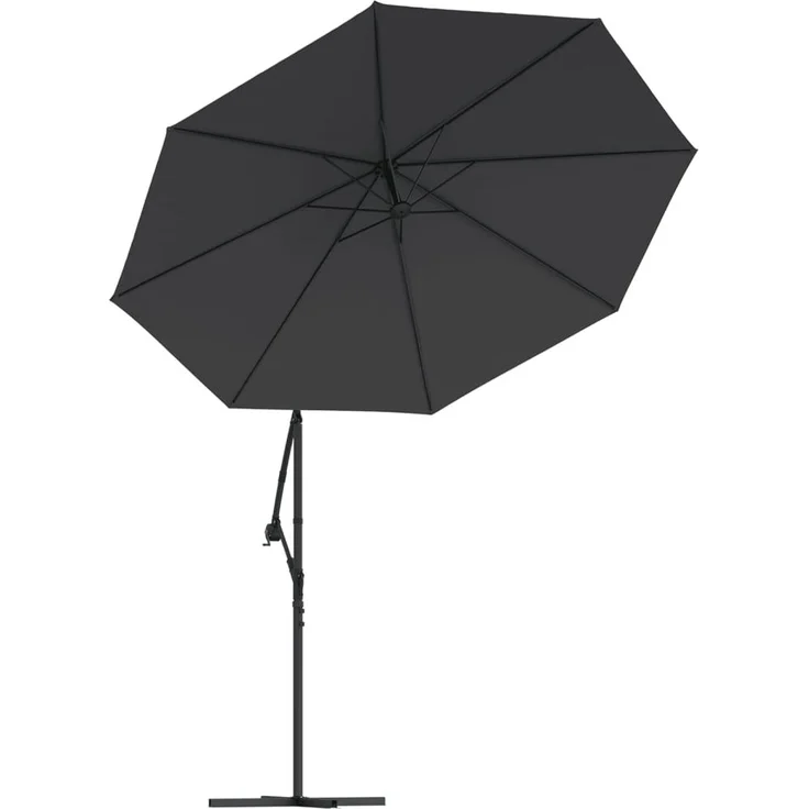 vidaXL Ersatzbezug für Ampelschirm Schwarz 300 cm 313807 – Bild 5