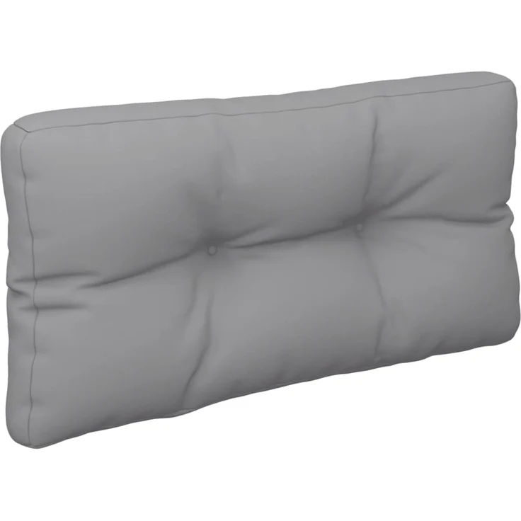 vidaXL Palettenkissen Grau 80x40x12 cm Stoff 360602 – Bild 3