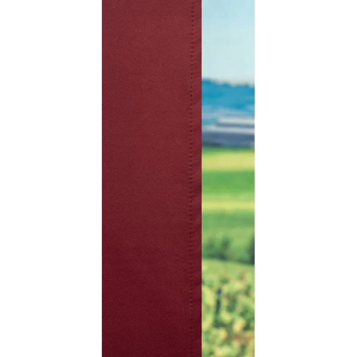Lysel - Ösenschal Iso Verdunklung #1W in den Maßen (B x H): 135x245 cm in Rot/rot – Bild 4