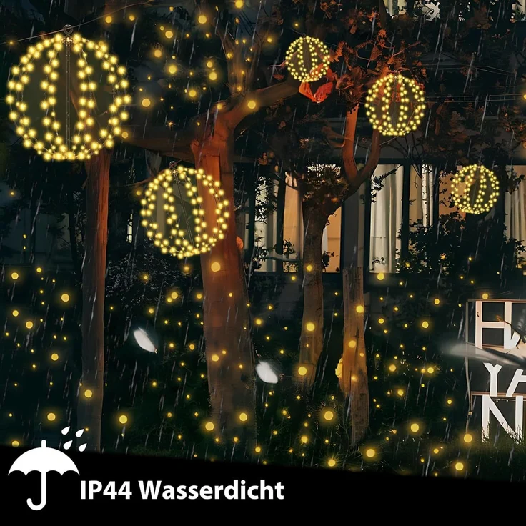 SALCAR LED Weihnachtsbeleuchtung Außen, 30cm – Bild 4