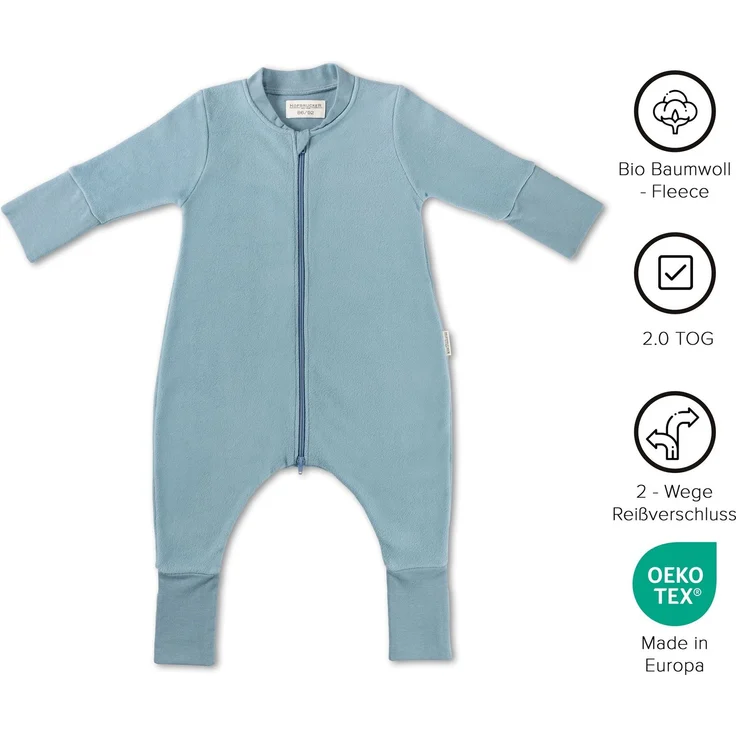 Hofbrucker Baby Schlafsack mit Füßen MILO – Bild 3