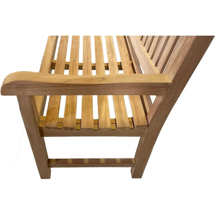 Teakholz Gartenbank SEMARANG 3 Sitzer 150cm – Bild 4