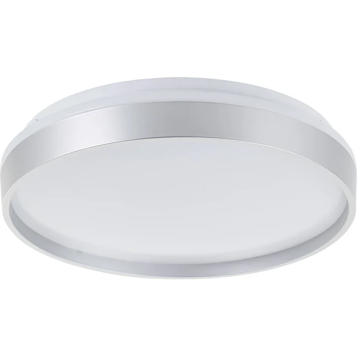 Brilliant LED Deckenleuchte Britt G80760/58 Flur, Küche, Wohnzimmer, Schlafzimmer, Arbeitszimmer Metall/Kunststoff Indoor Decke silber - LED fest integriert – Bild 2