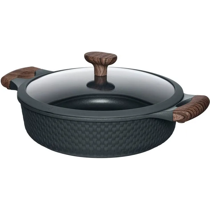 RESTO Kitchenware Bräter Ran, Kochtopf antihaftbeschichtet und spülmaschinenfest, Aluminiumguss (2-tlg), Geeignet für alle Herdarten, auch Induktion, im Geschenkkarton