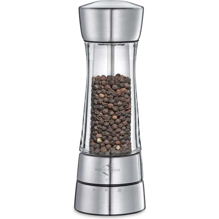Pfeffermühle KÜCHENPROFI MONACO H 17.50 cm silber – Bild 1