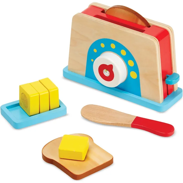Melissa & Doug Toasterset aus Holz