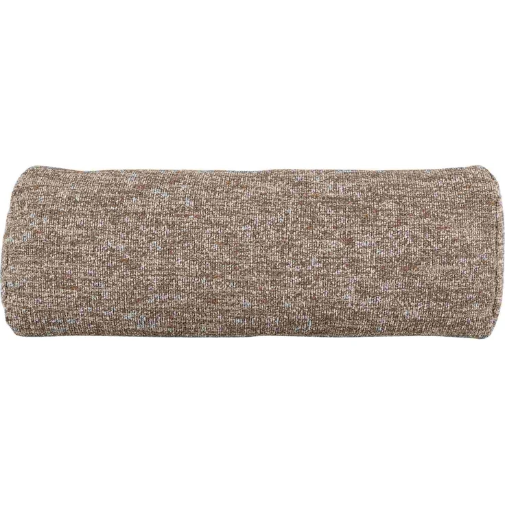 Sofa Batavier 4-Sitzer, gewebter Melange-Stoff, modern halbrund, hellbraun, großzügig gepolstert – Bild 6