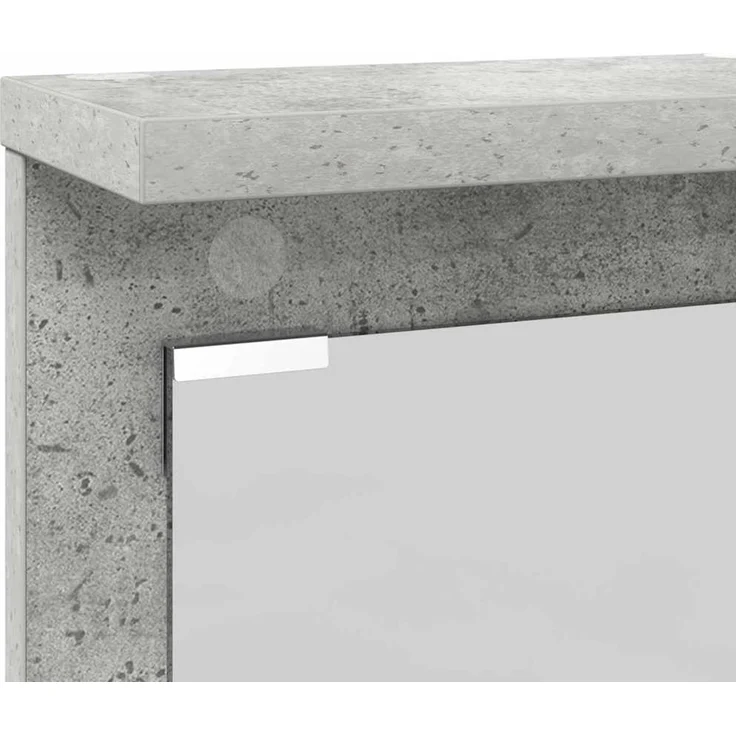 vidaXL Wandmontierter Kleiderständer Betongrau 84 x 10 x 80 cm 874494 – Bild 8