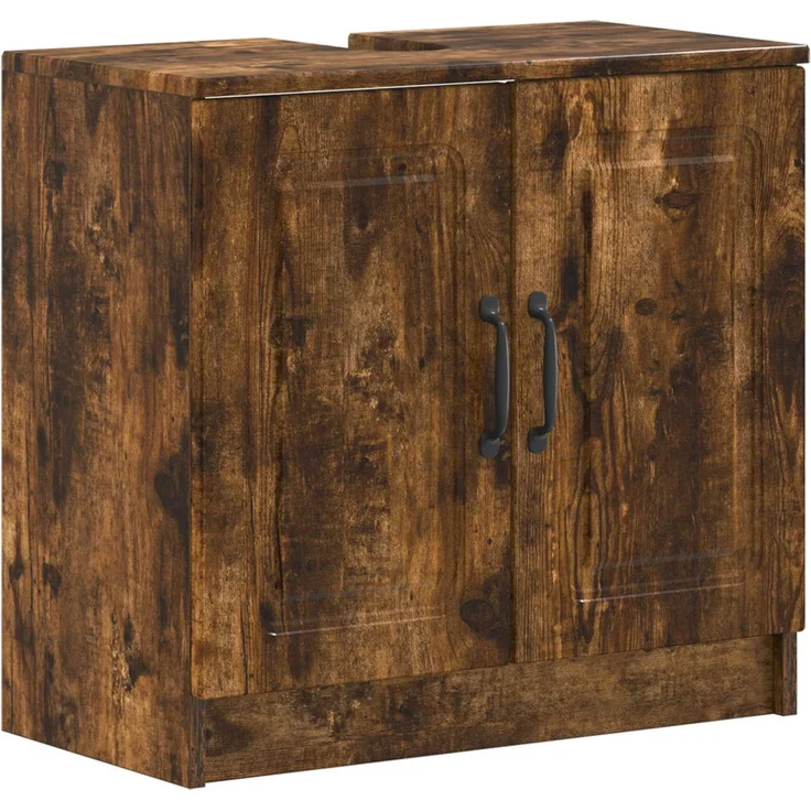 vidaXL 3-teiliges Badezimmer-Schranksystem UTRECHT 3 stk. Raucheiche 3418058 – Bild 4